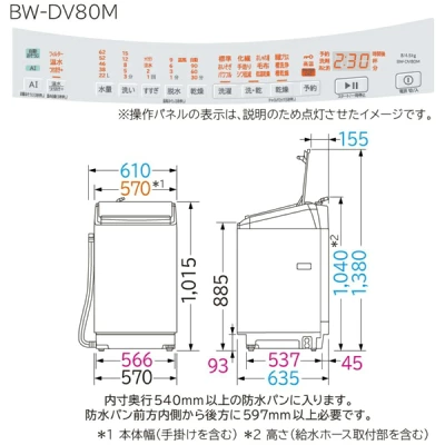 BW-DV80Mの特長