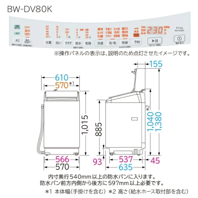 BW-DV80Kの特長